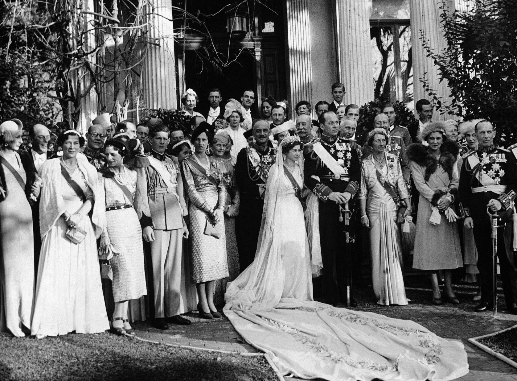 1938: Crown Prince Paul of Greece and Princess Frederika Luise of Brunswick
